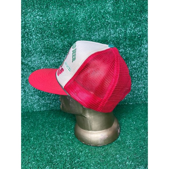 Vintage Moosehead Beer Canadian Lager Trucker Hat Snapback Cap Red Mesh Foam - Picture 4 of 8